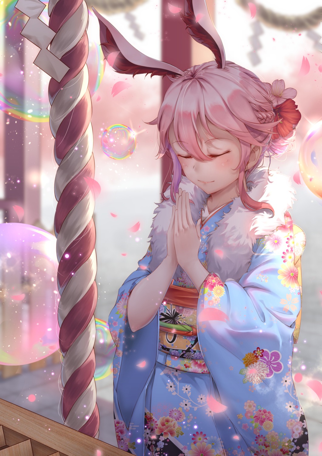 animal_ears benghuai_xueyuan honkai_impact yae_sakura_(benghuai_xueyuan) ye_zi_you_bei_jiao_ju_ge yukata