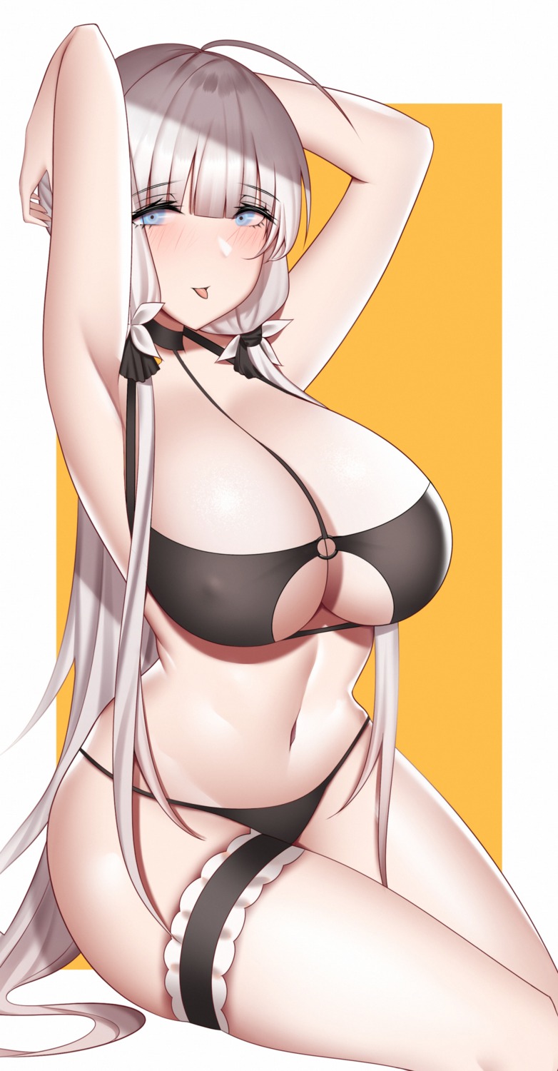 aogi_(pixiv9459043) azur_lane bikini garter illustrious_(azur_lane) swimsuits