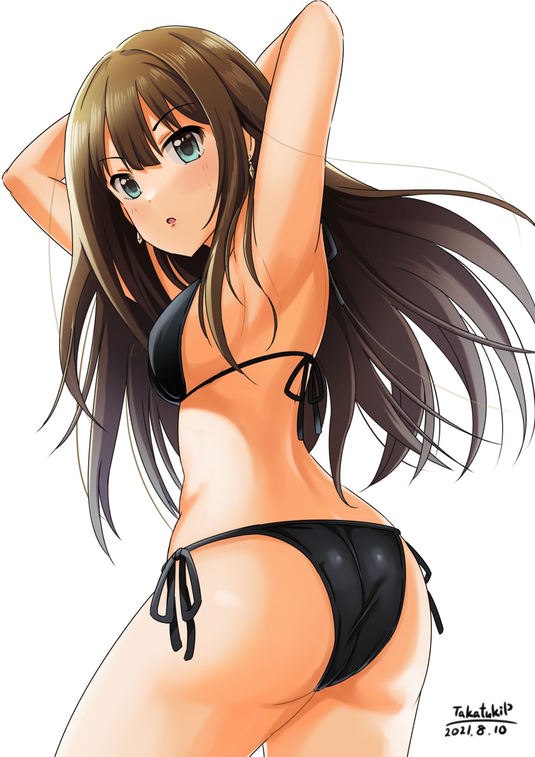 ass bikini shibuya_rin swimsuits takatsuki_p the_idolm@ster the_idolm@ster_cinderella_girls