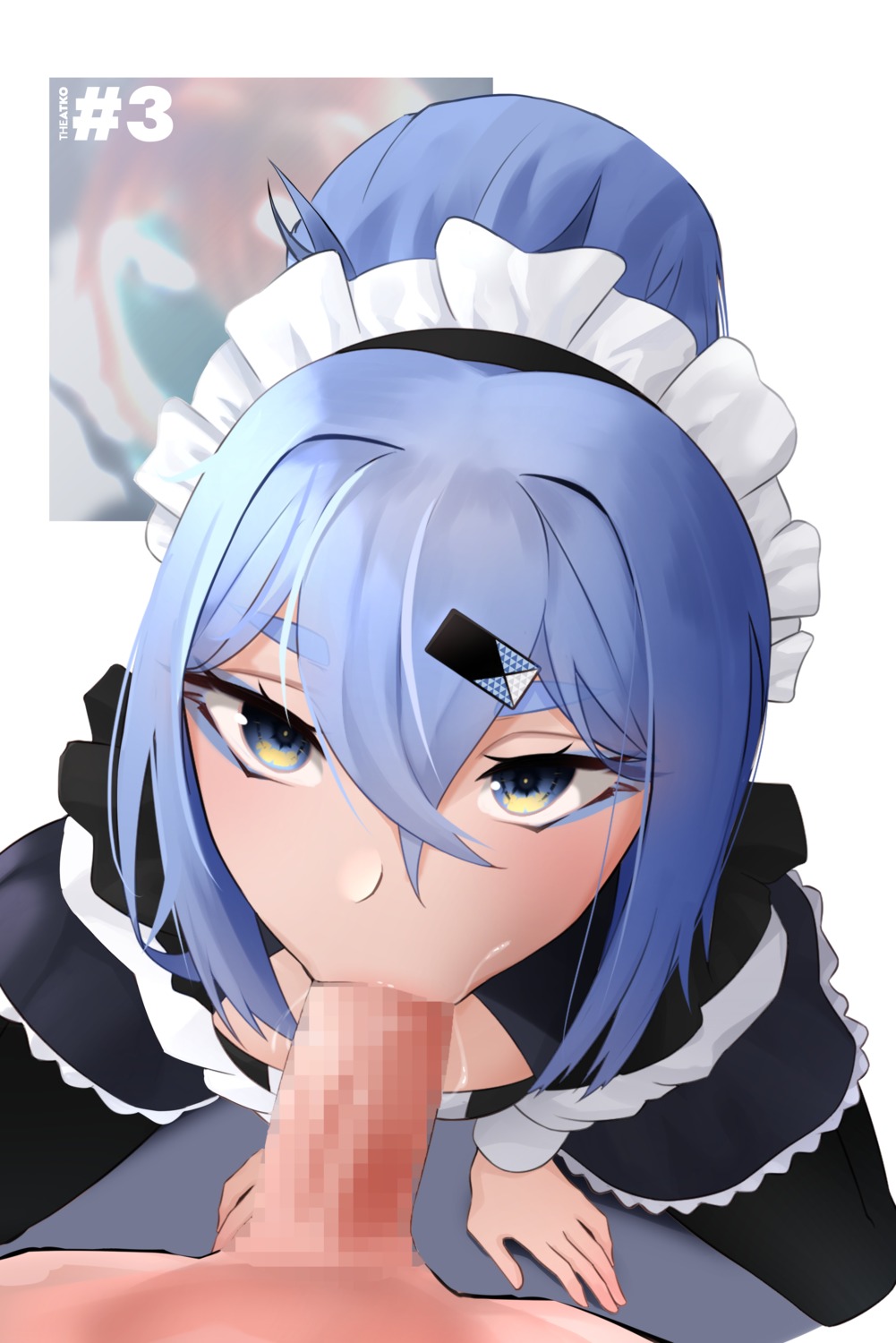 censored fellatio maid penis the_atko thighhighs