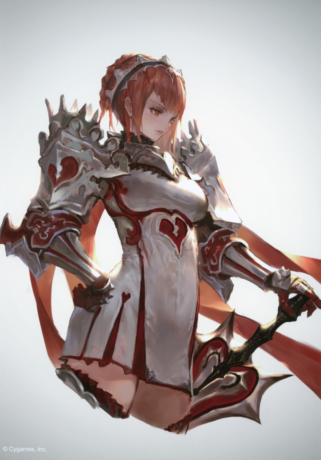 armor dress n.a. shingeki_no_bahamut sword thighhighs