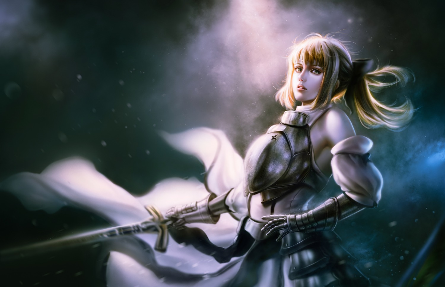 armor bita_(vaderc) fate/stay_night saber saber_lily sword