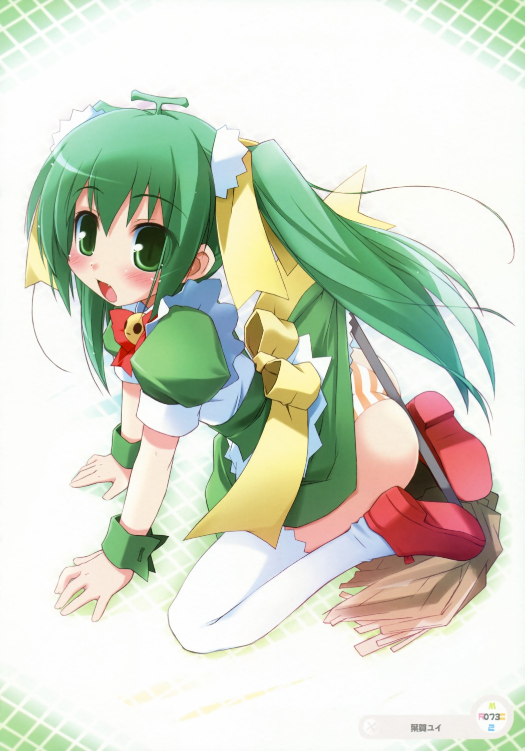 haga_yui melon-chan melonbooks melongirls pantsu shimapan thighhighs