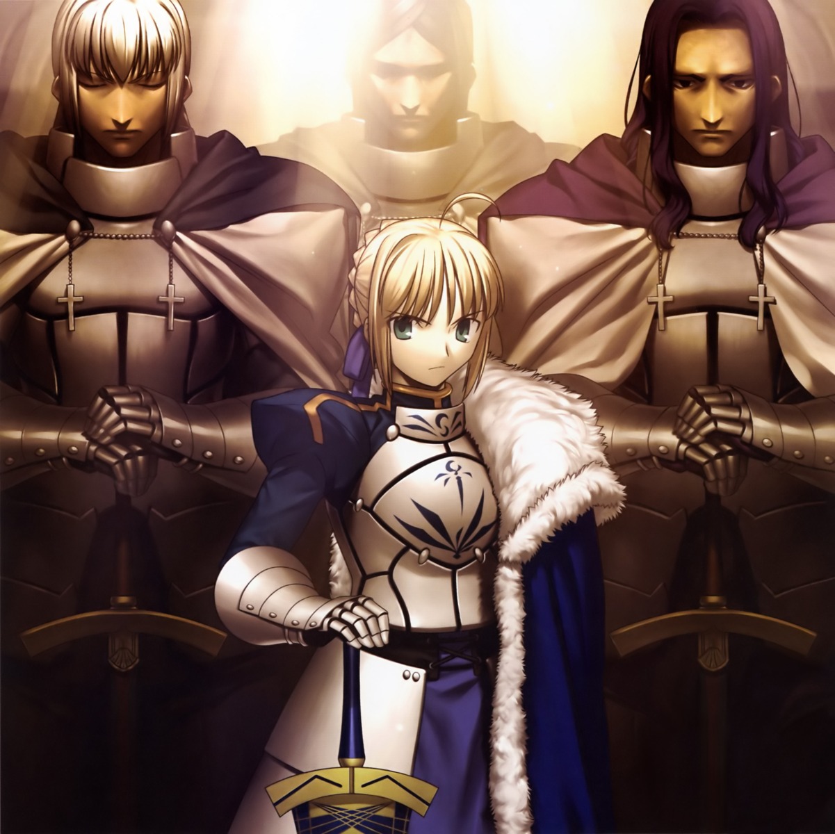 armor fate/stay_night saber takeuchi_takashi type-moon