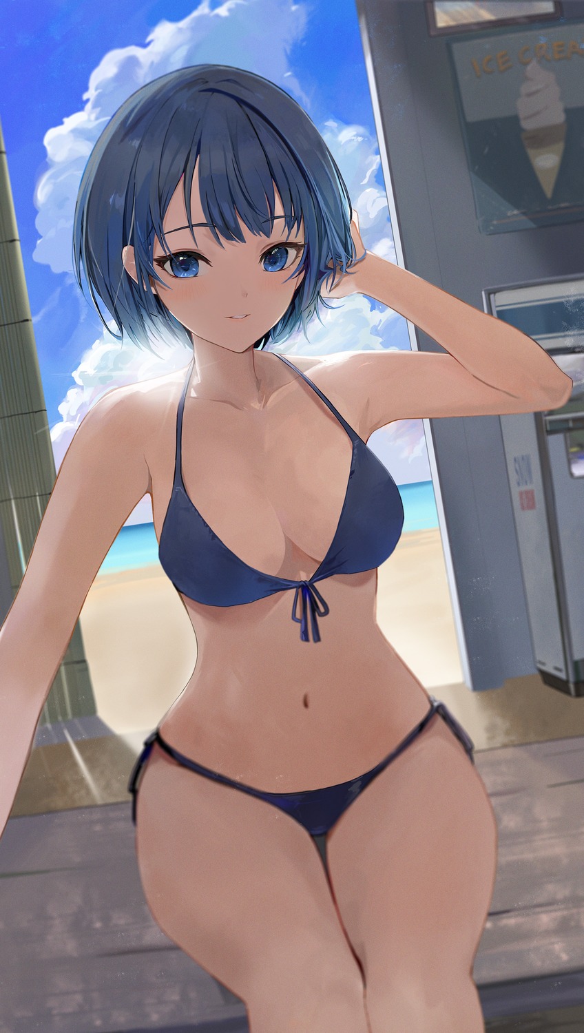 bikini kiritani_haruka project_sekai swimsuits tomura2maru