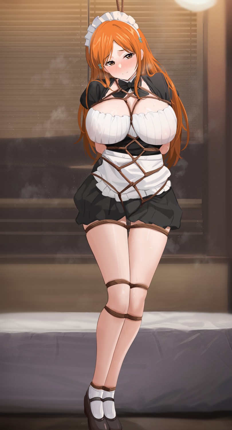 bleach bondage chabenmus inoue_orihime maid