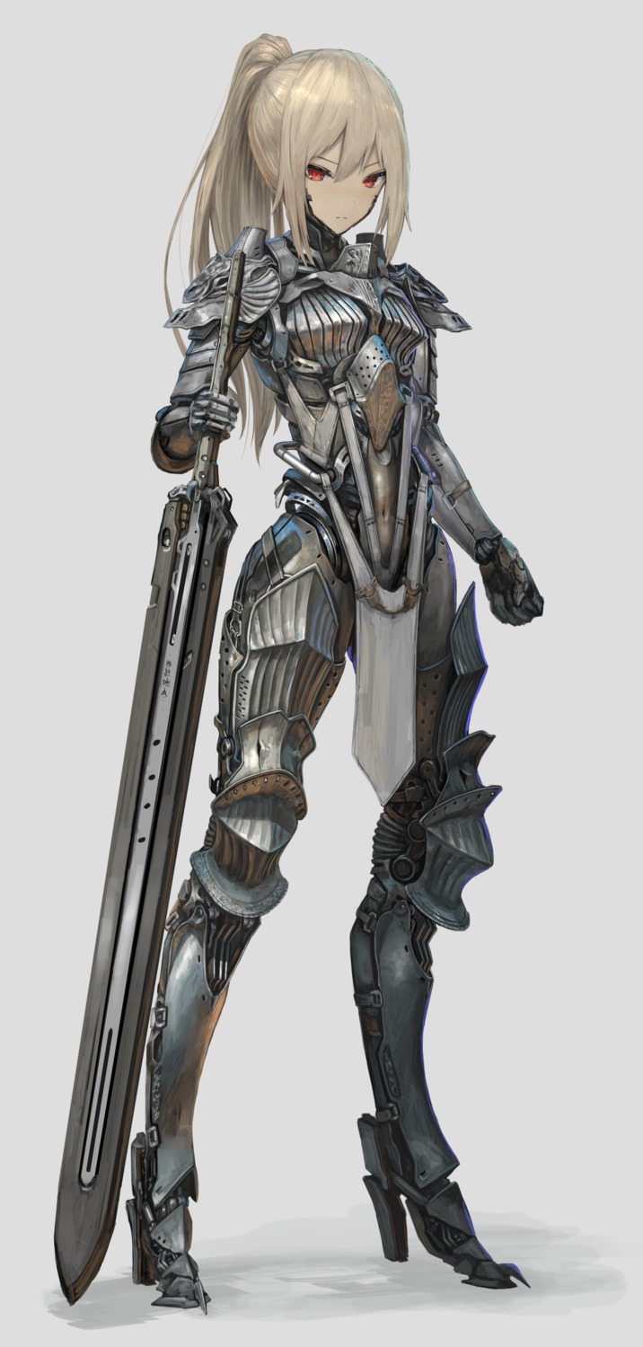 armor heels nihoshi_(bipedal_s) sword