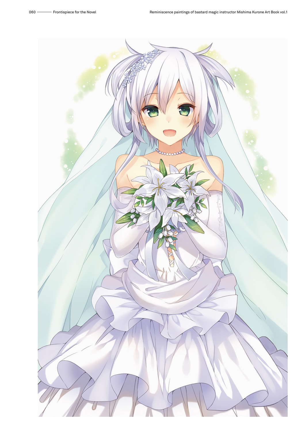 dress mishima_kurone rokudenashi_majutsu_koushi_to_akashic_record sistina_fibel wedding_dress