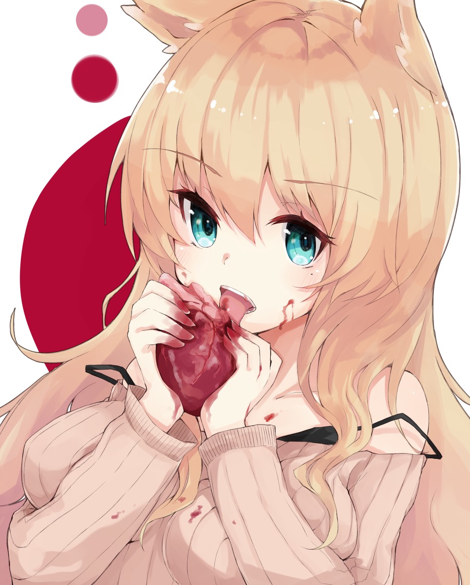 animal_ears blood kou_mashiro