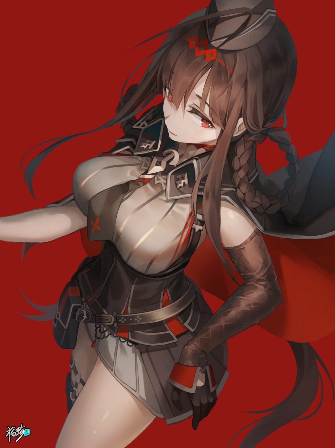 dsr-50_(girls_frontline) girls_frontline kyjsogom uniform