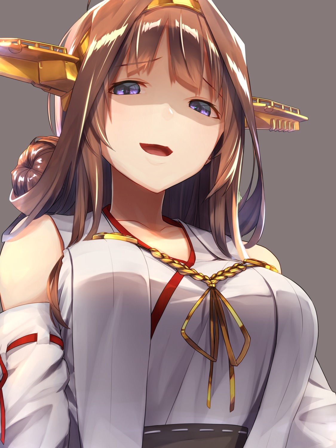 baffu japanese_clothes kantai_collection kongou_(kancolle)