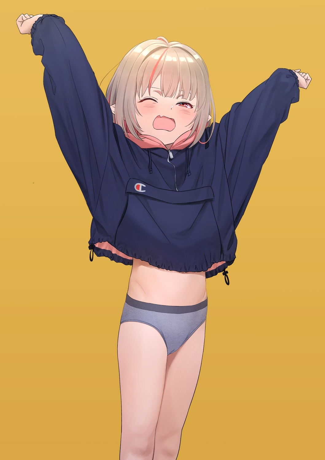 cameltoe loli makaino_ririmu nijisanji nijisanji_gamers pantsu pointy_ears sabamen