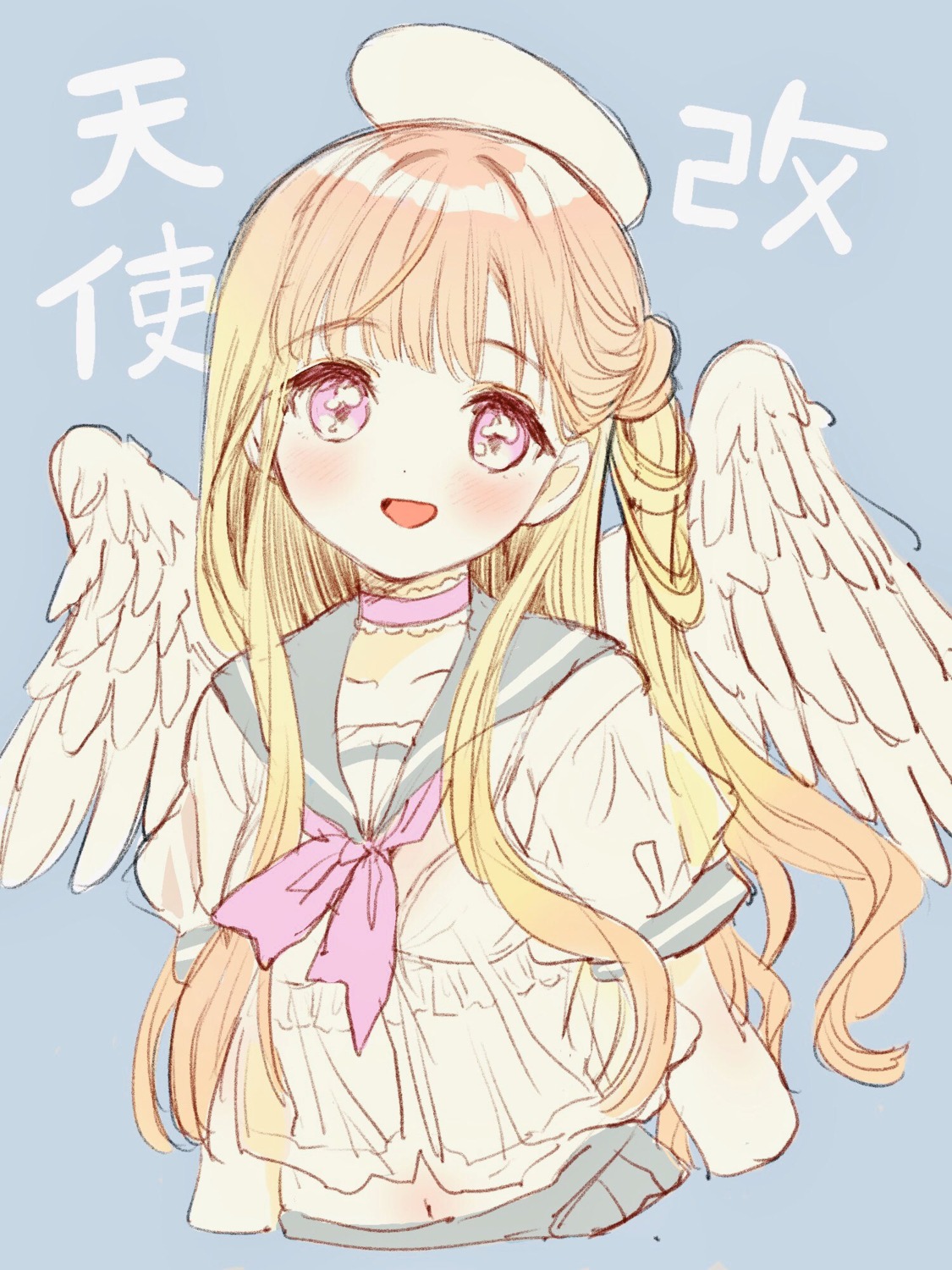 amezawa_koma angel see_through seifuku wings