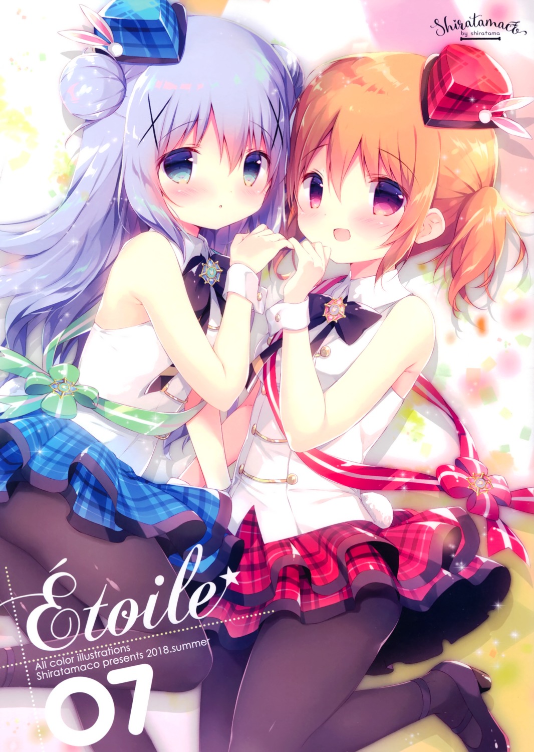 gochuumon_wa_usagi_desu_ka? heels hoto_cocoa kafuu_chino pantyhose shiratama shiratamaco tail