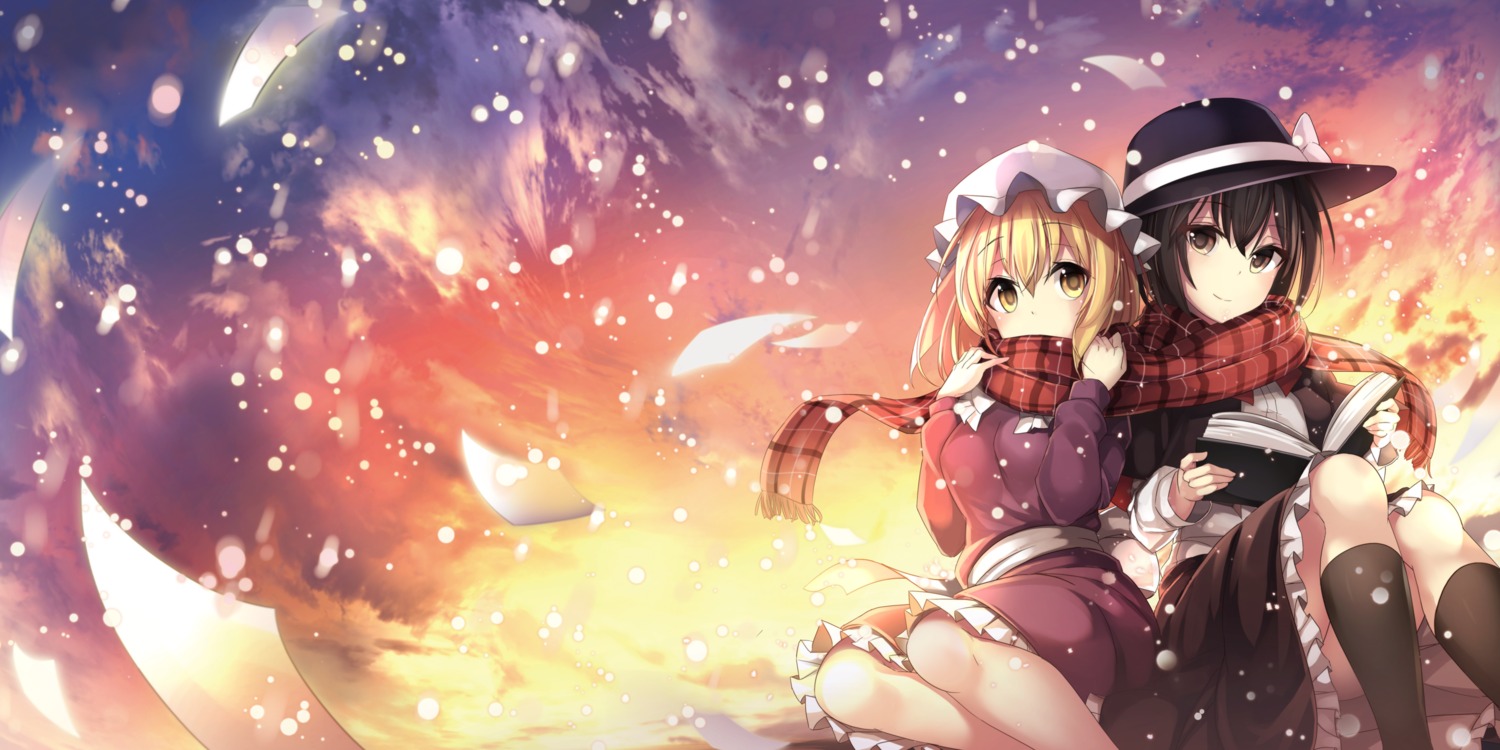 janne_cherry maribel_hearn touhou usami_renko