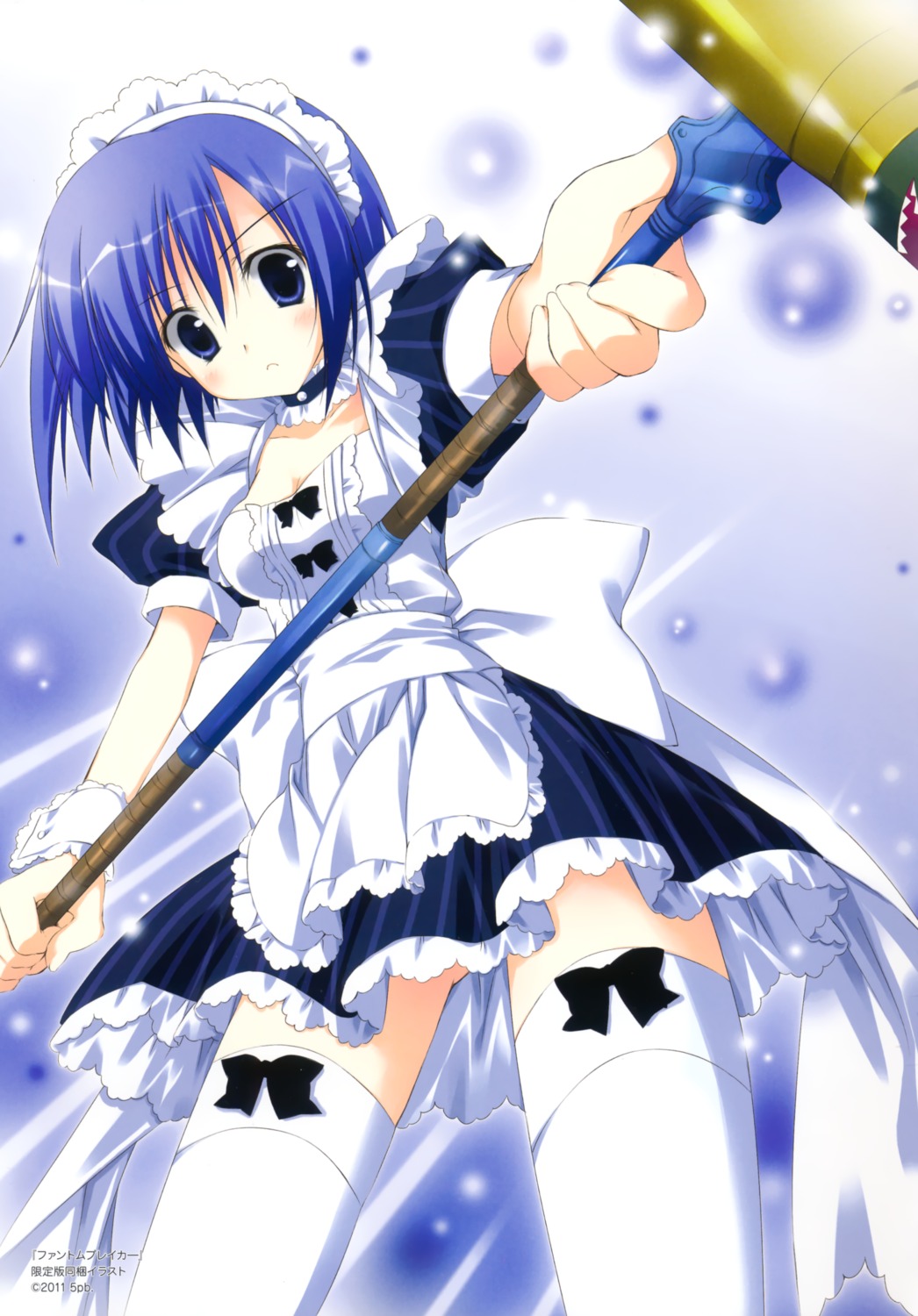 korie_riko kouno_itsuki maid phantom_breaker thighhighs