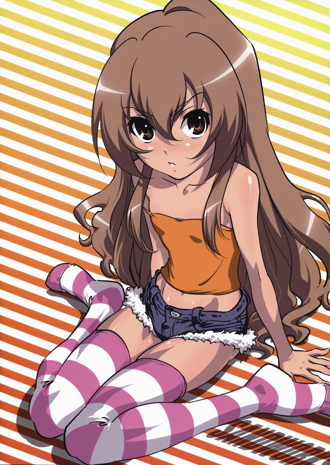 aisaka_taiga suna thighhighs toradora!