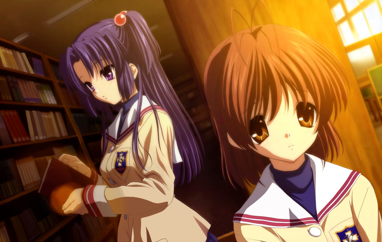 clannad detexted furukawa_nagisa ichinose_kotomi ikeda_kazumi seifuku