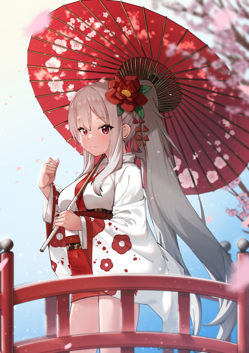 japanese_clothes umbrella wweed