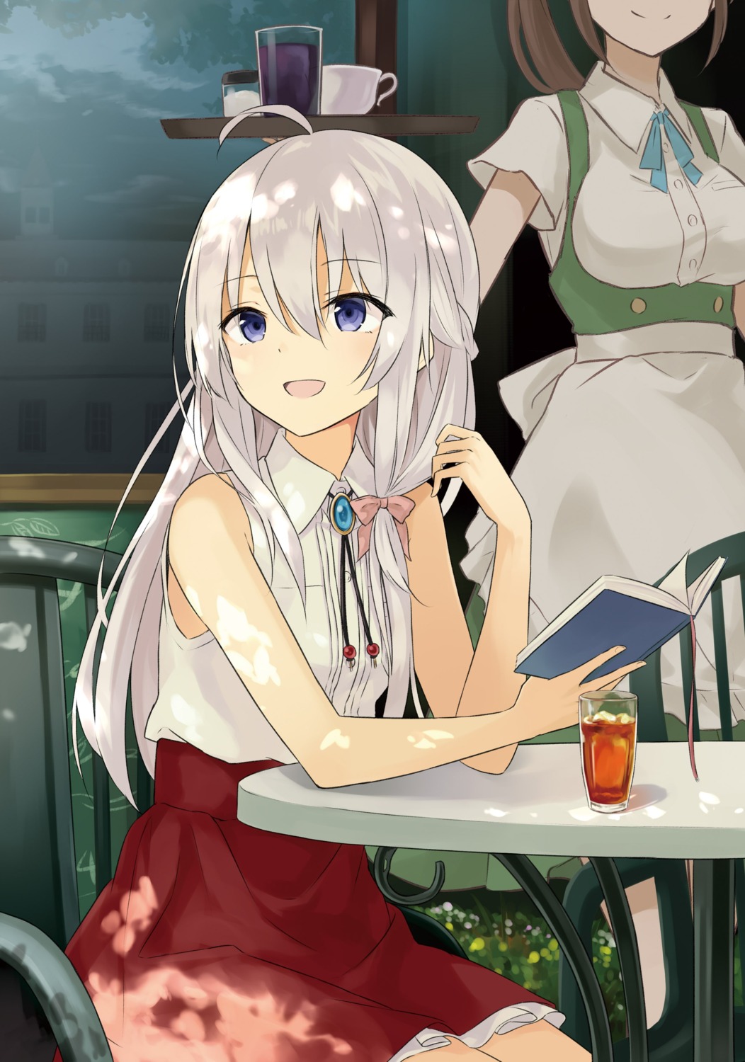 azuuru elaina_(majo_no_tabitabi) majo_no_tabitabi riviere_to_inori_no_kuni waitress