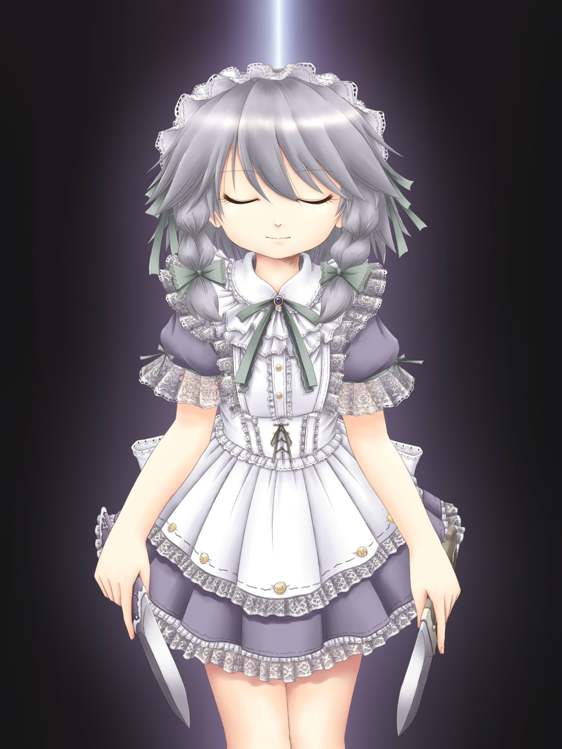 izayoi_sakuya kakkou lolita_fashion maid touhou