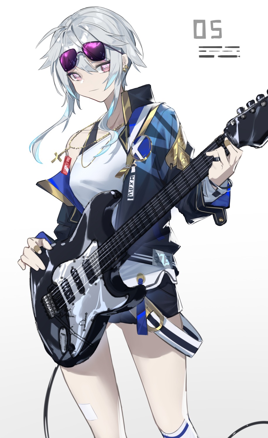 bandaid guitar megane qtian