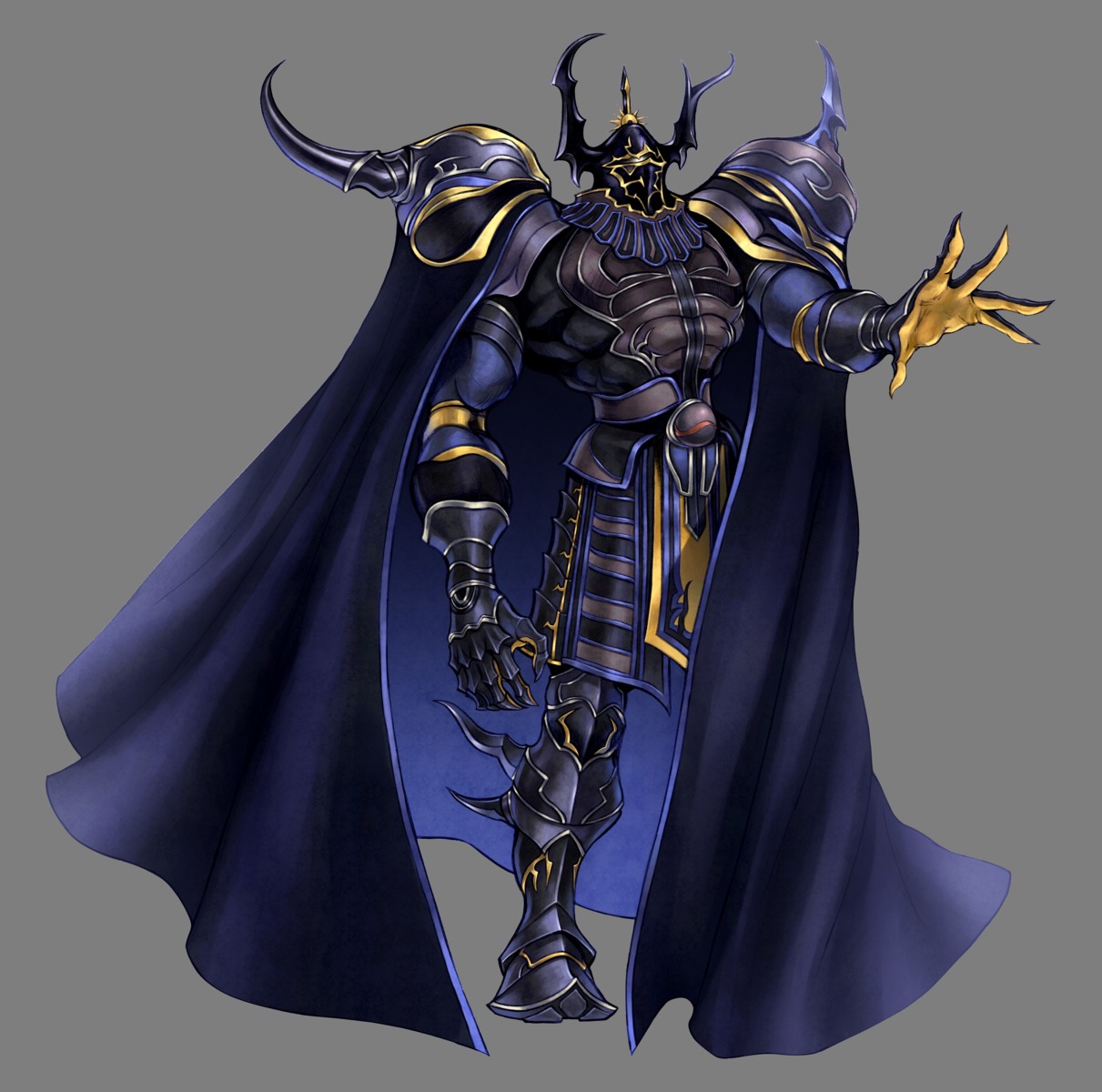 armor dissidia_final_fantasy final_fantasy final_fantasy_iv golbez horns male nomura_tetsuya square_enix transparent_png