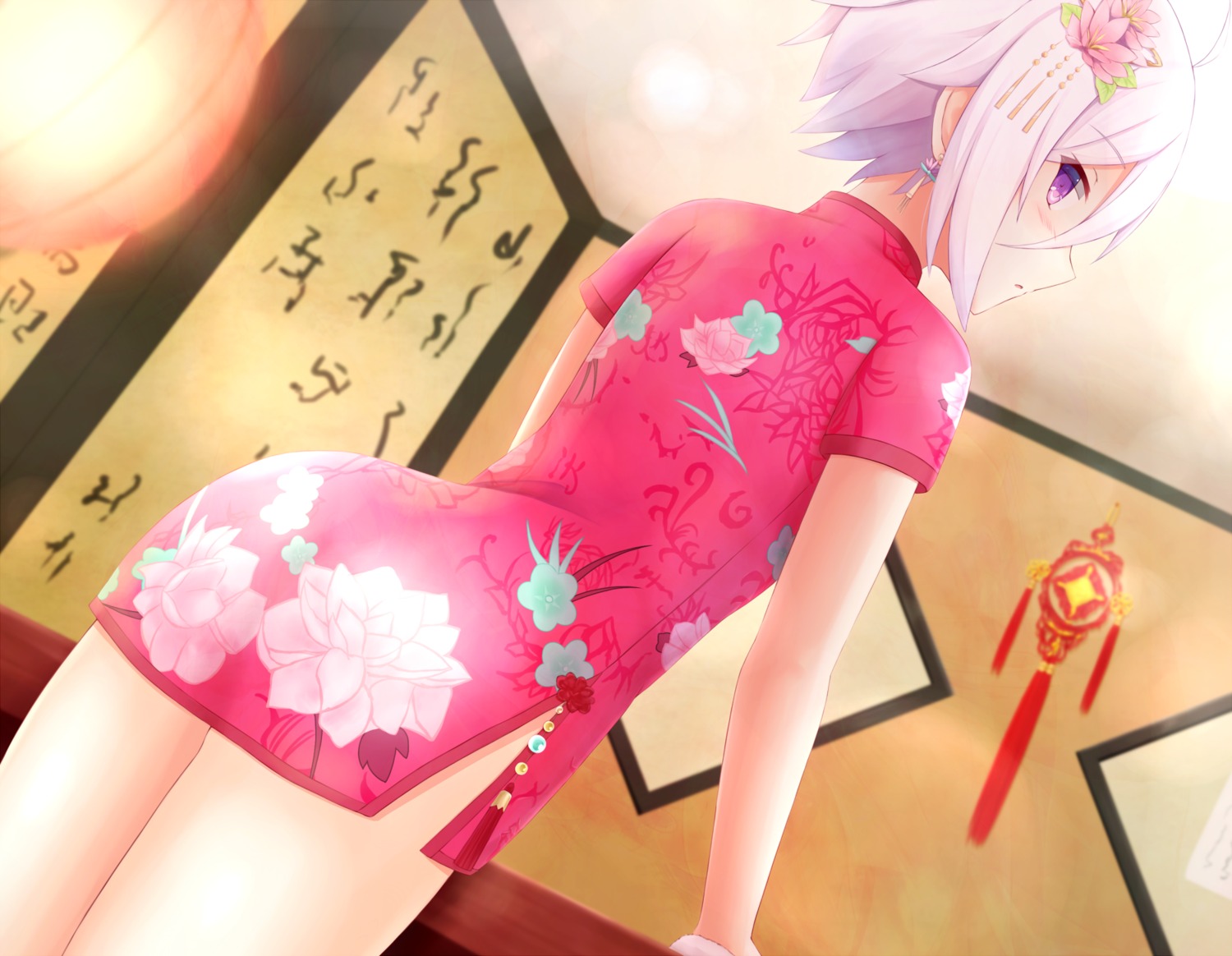 ass chinadress itomi_sayaka natsu_(927013) toji_no_miko