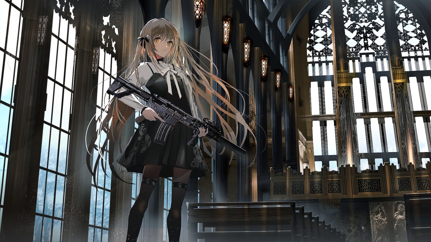 artist_revision dress garter gun landscape pantyhose swav