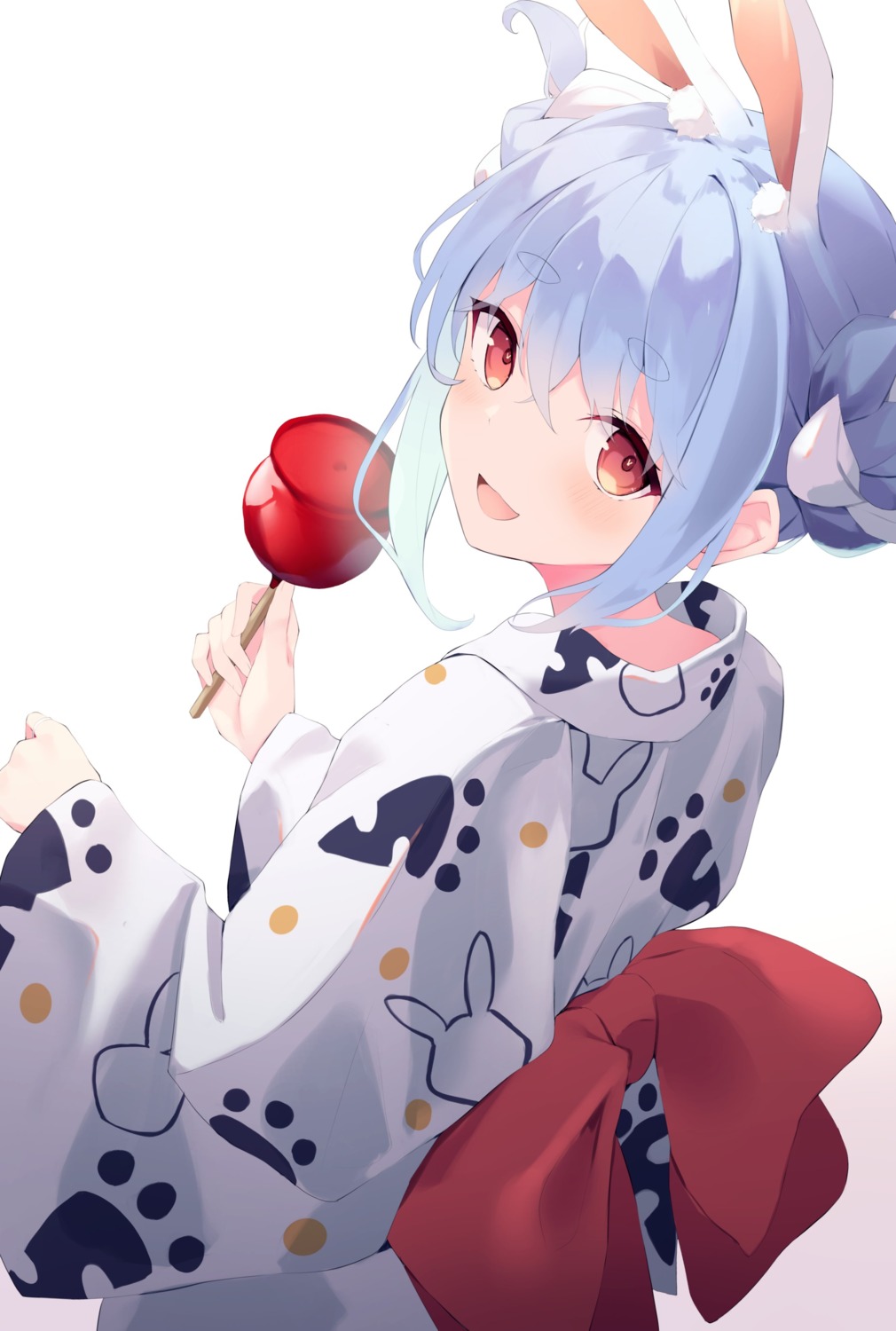 animal_ears bunny_ears hololive mizu_(lzzrwi603) usada_pekora yukata