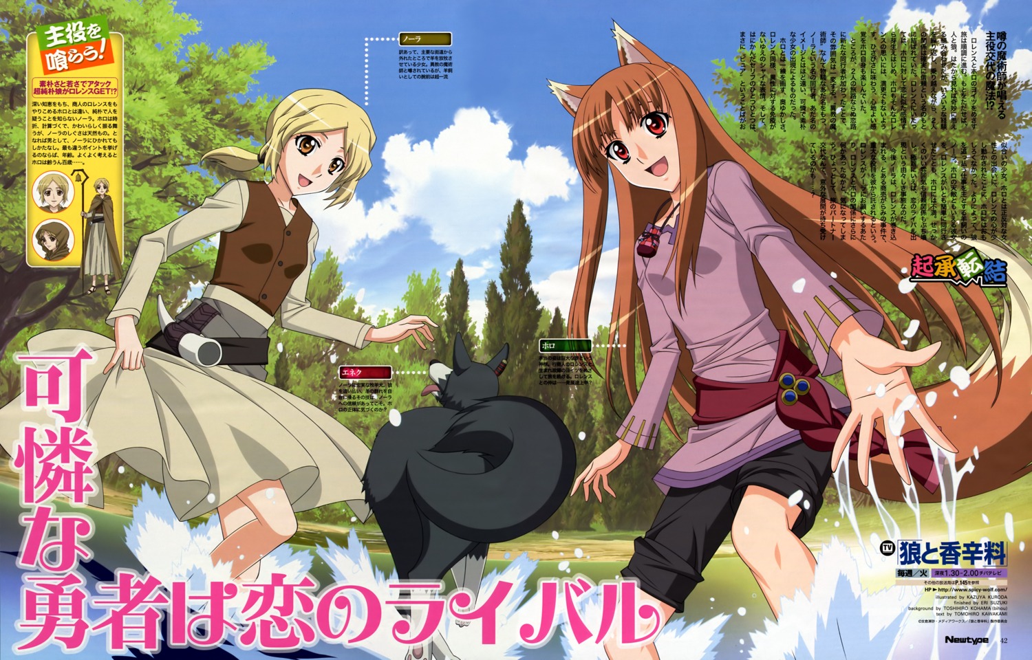 Kuroda Kazuya Spice And Wolf Holo Nora Ardent Animal Ears Tail Yande Re