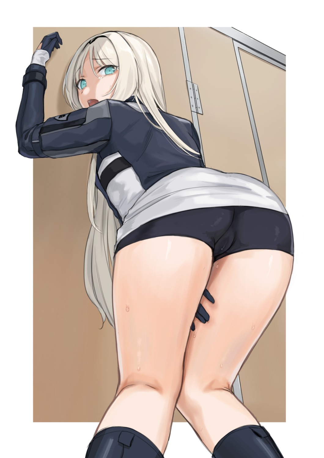 an-94_(girls_frontline) ass cameltoe girls_frontline kuro_(zhurunbo1997)