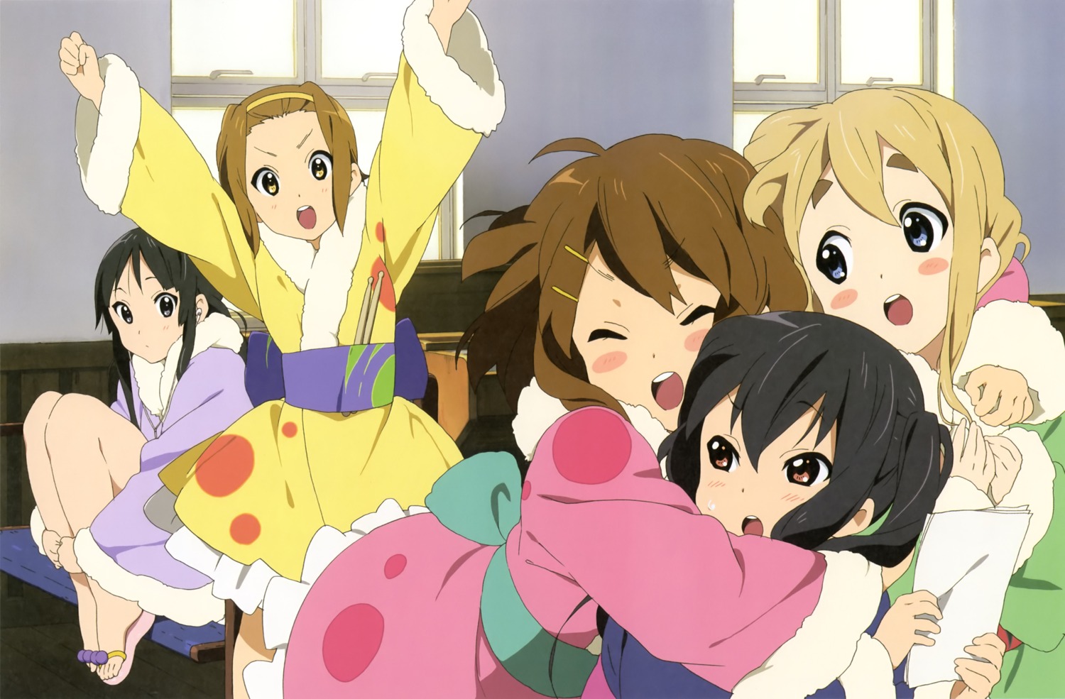 akiyama_mio hirasawa_yui horiguchi_yukiko jpeg_artifacts k-on! kotobuki_tsumugi nakano_azusa tainaka_ritsu