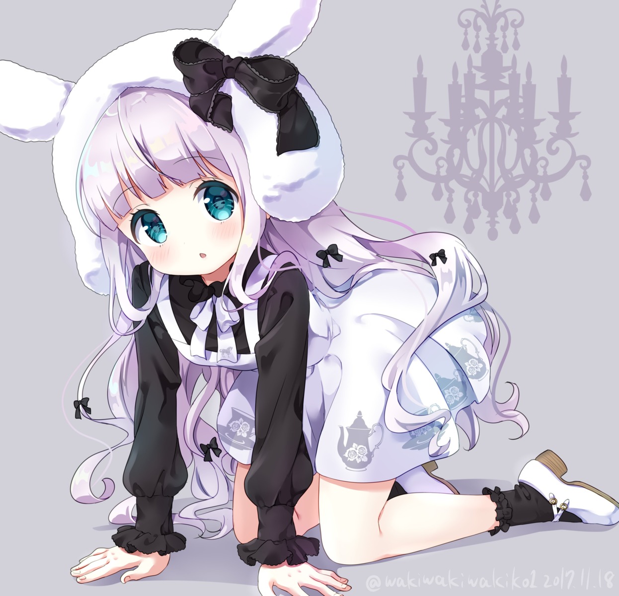 animal_ears dress waki_(pixiv2609622)