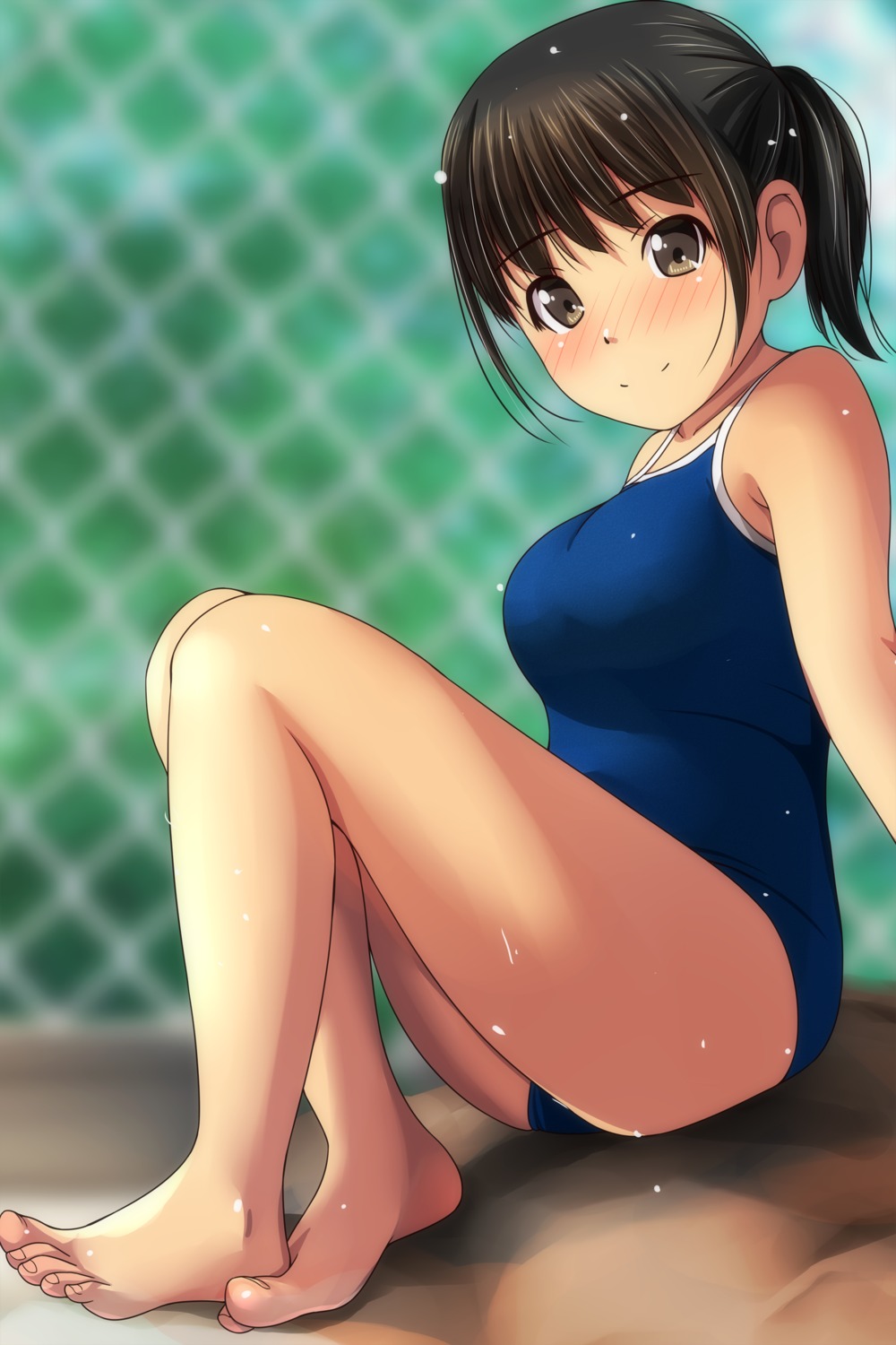 feet matsunaga_kouyou school_swimsuit swimsuits wet