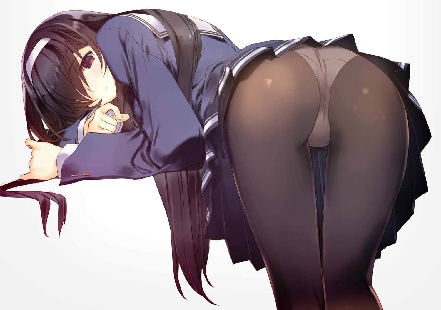 ass kasumigaoka_utaha nakamura_takeshi pantsu pantyhose saenai_heroine_no_sodatekata seifuku