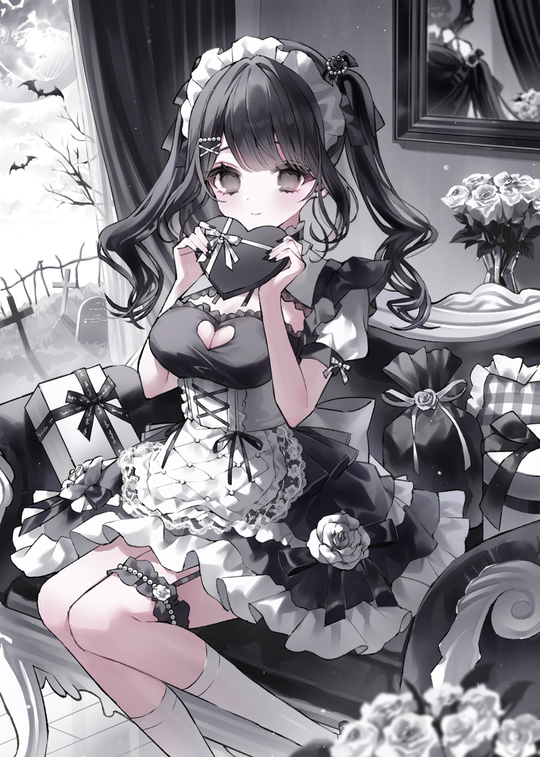 garter maid noah_(0noah) valentine