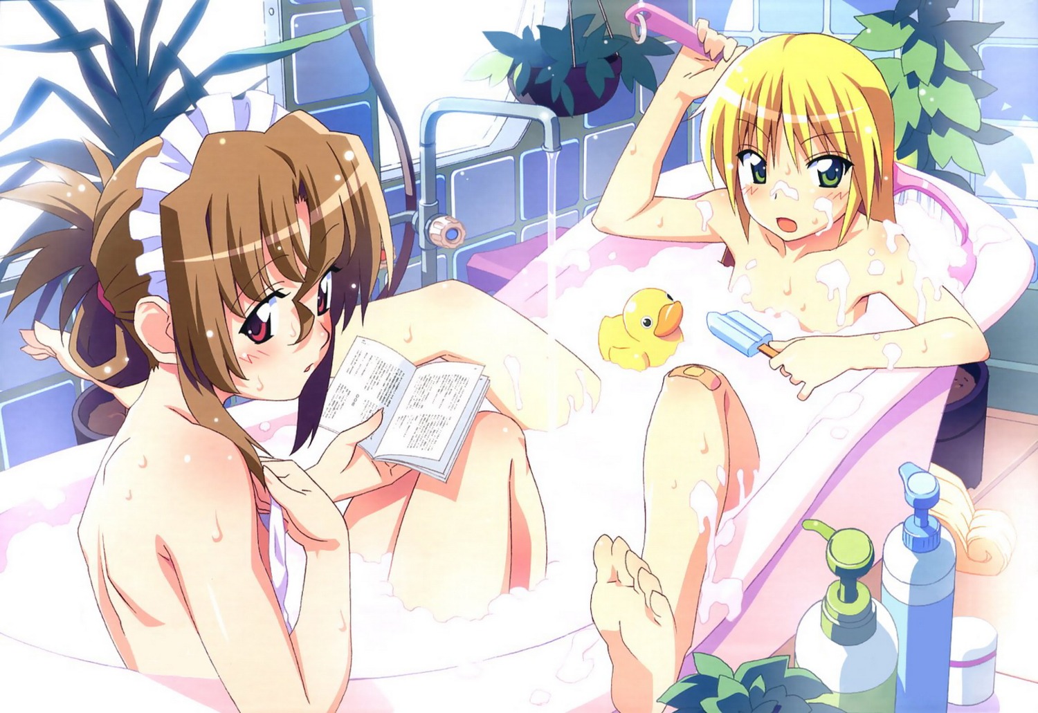 bathing hayate_no_gotoku maria naked sanzenin_nagi watanabe_akio