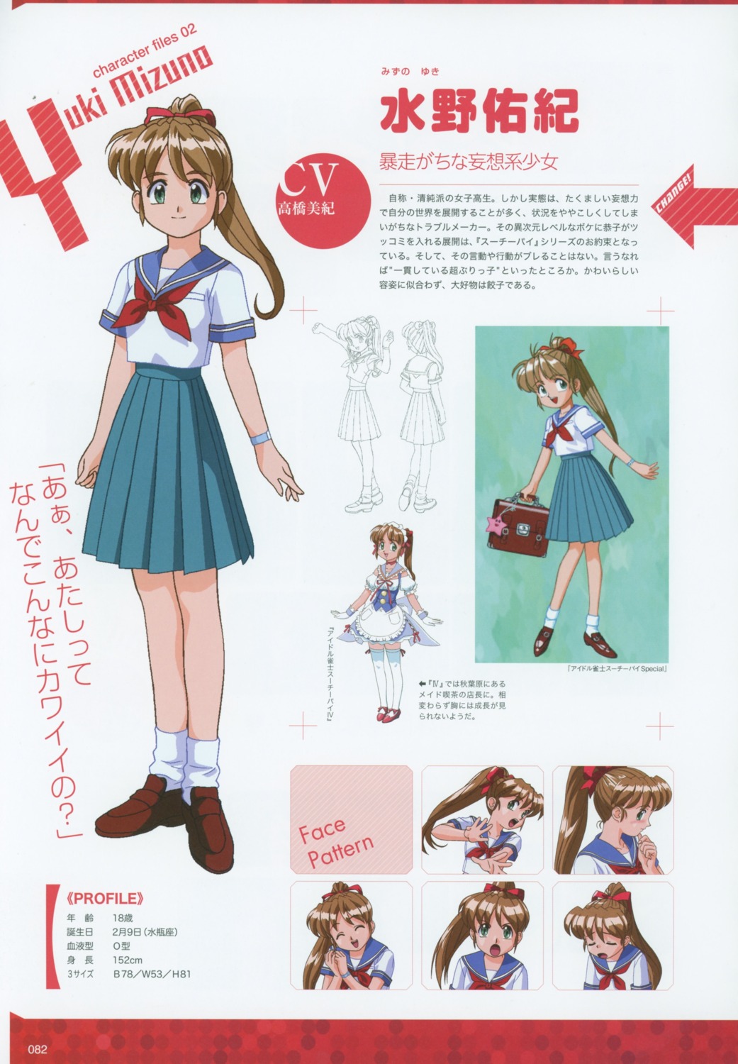 Character Design Expression Profile Page Seifuku me Yande Re