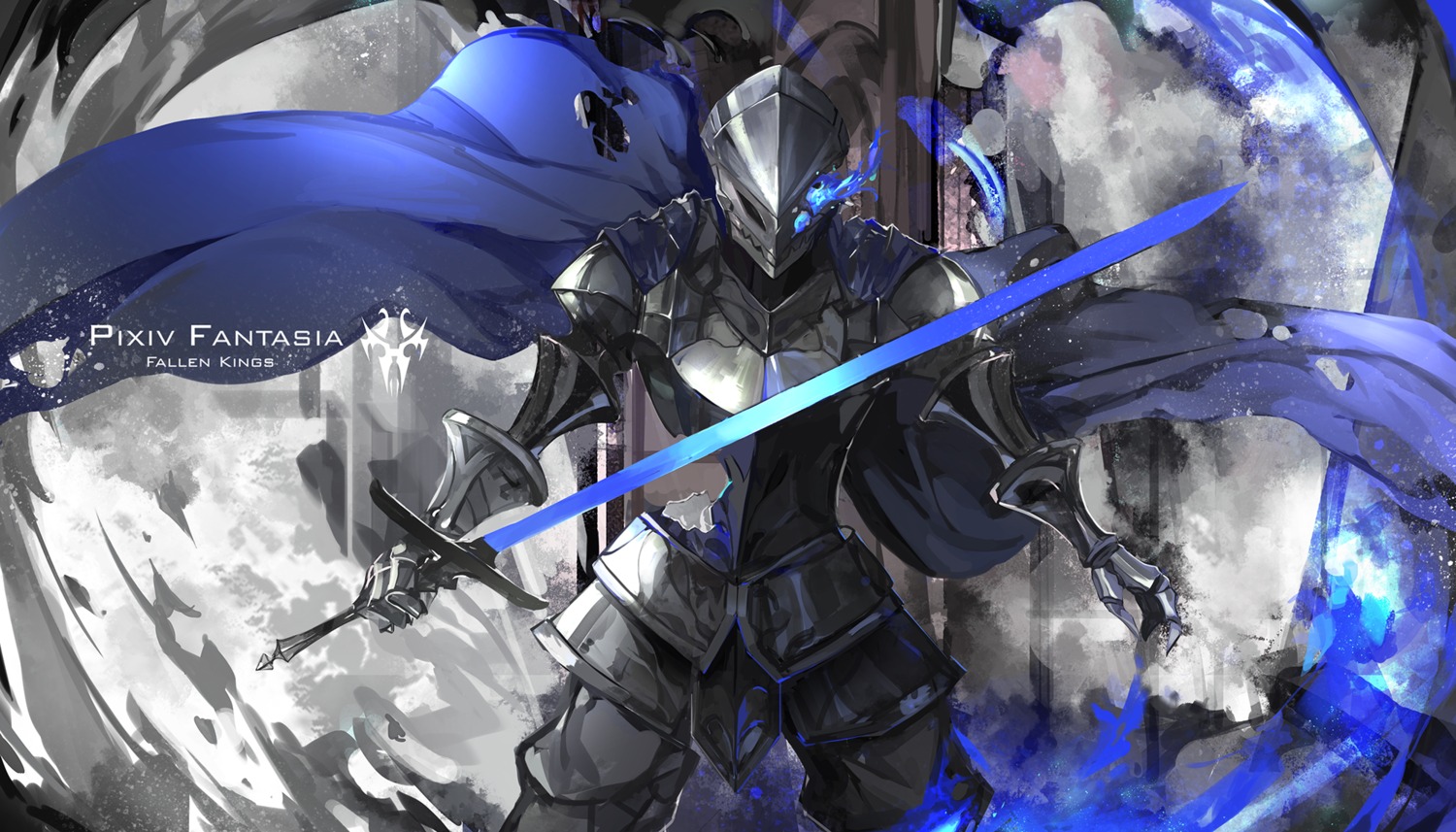 armor pixiv_fantasia pixiv_fantasia_fallen_kings saberiii sword