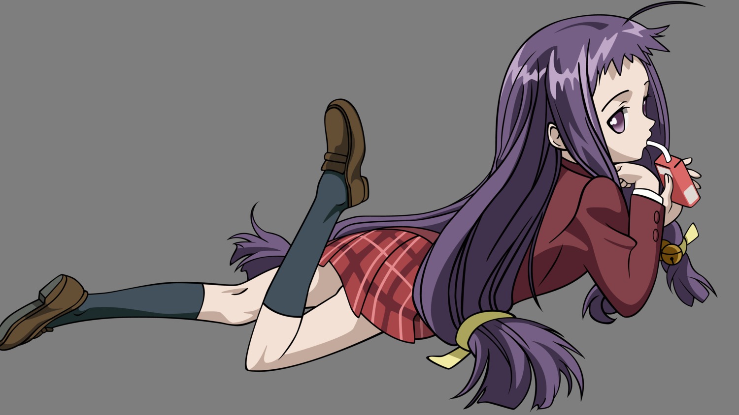 ayase_yue mahou_sensei_negima seifuku transparent_png vector_trace