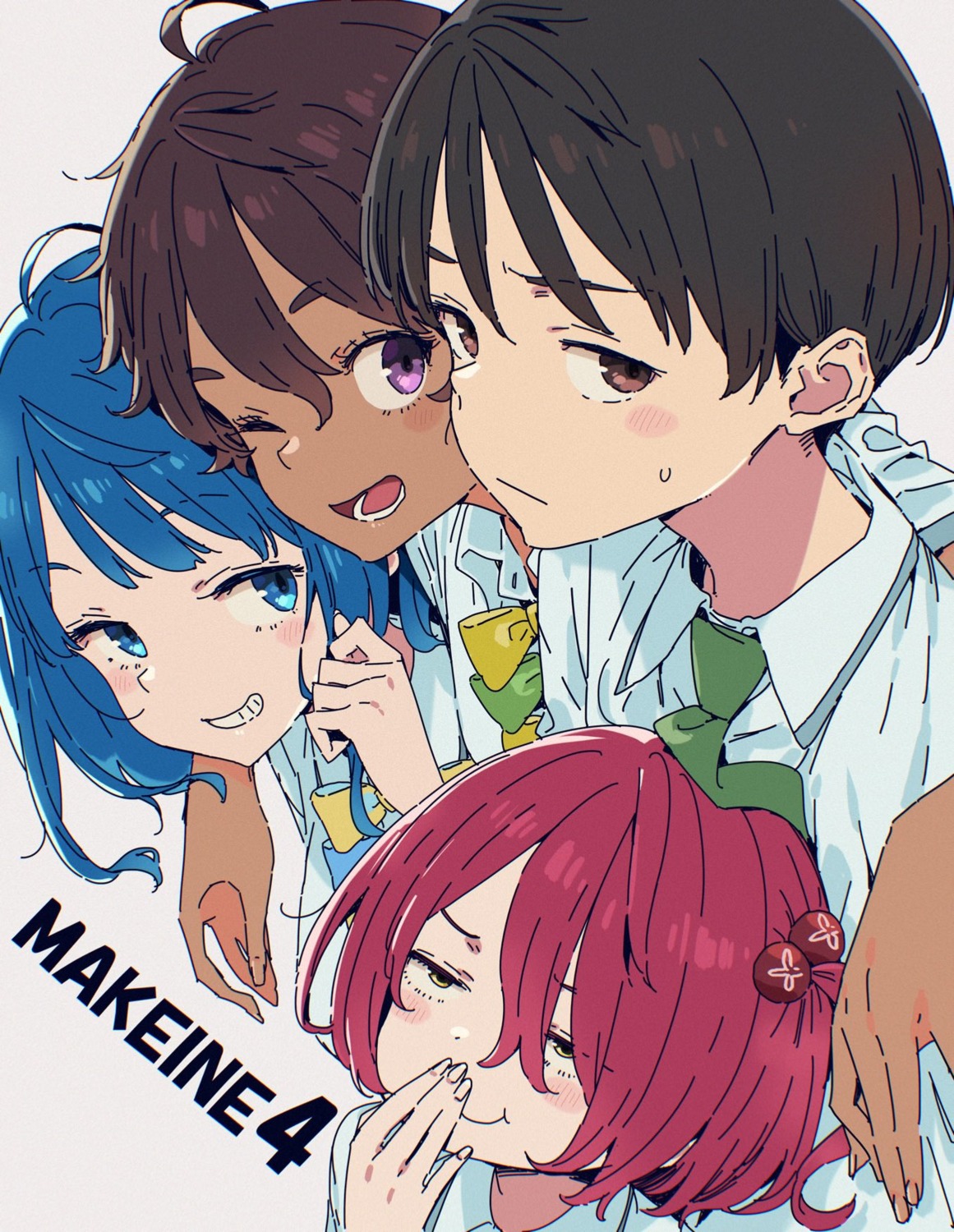 imigimuru komari_chika make_heroine_ga_oosugiru! nukumizu_kazuhiko seifuku yakishio_lemon yanami_anna