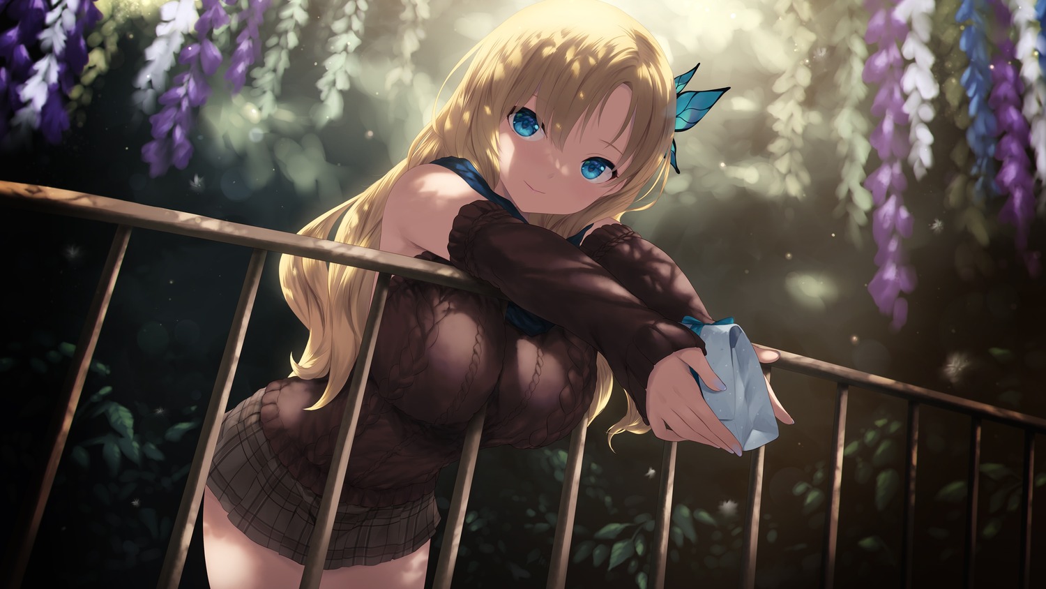 boku_wa_tomodachi_ga_sukunai cait kashiwazaki_sena sweater wallpaper