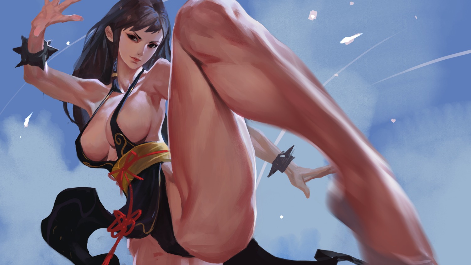 capcom chun_li grandia_lee no_bra nopan street_fighter street_fighter_v