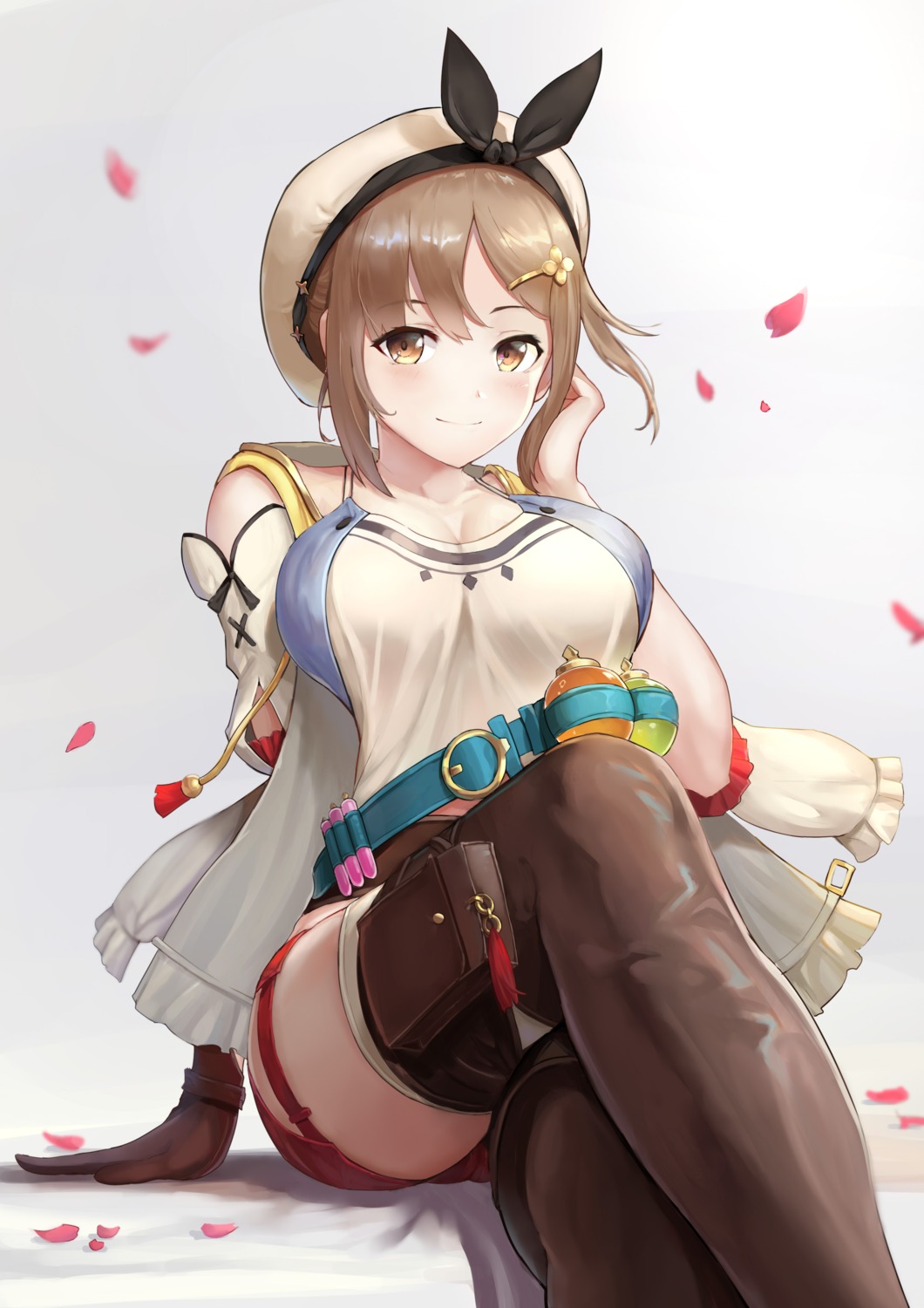 atelier atelier_ryza cleavage reisalin_stout thighhighs zekken