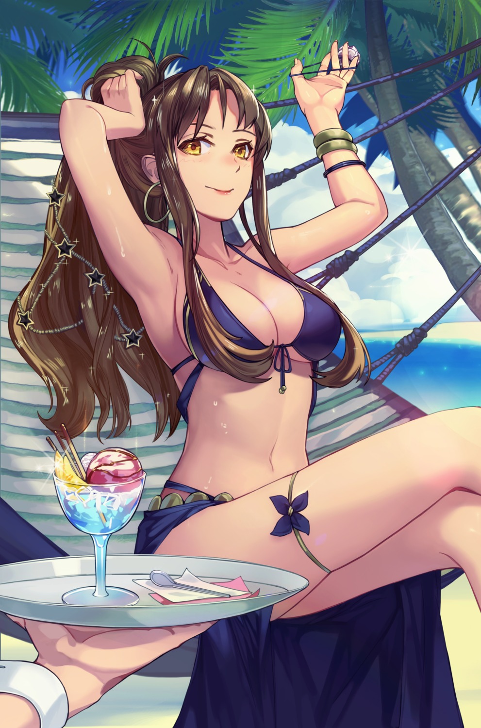 bikini cleavage romance_sangoku swimsuits tagme tojoy_game underboob