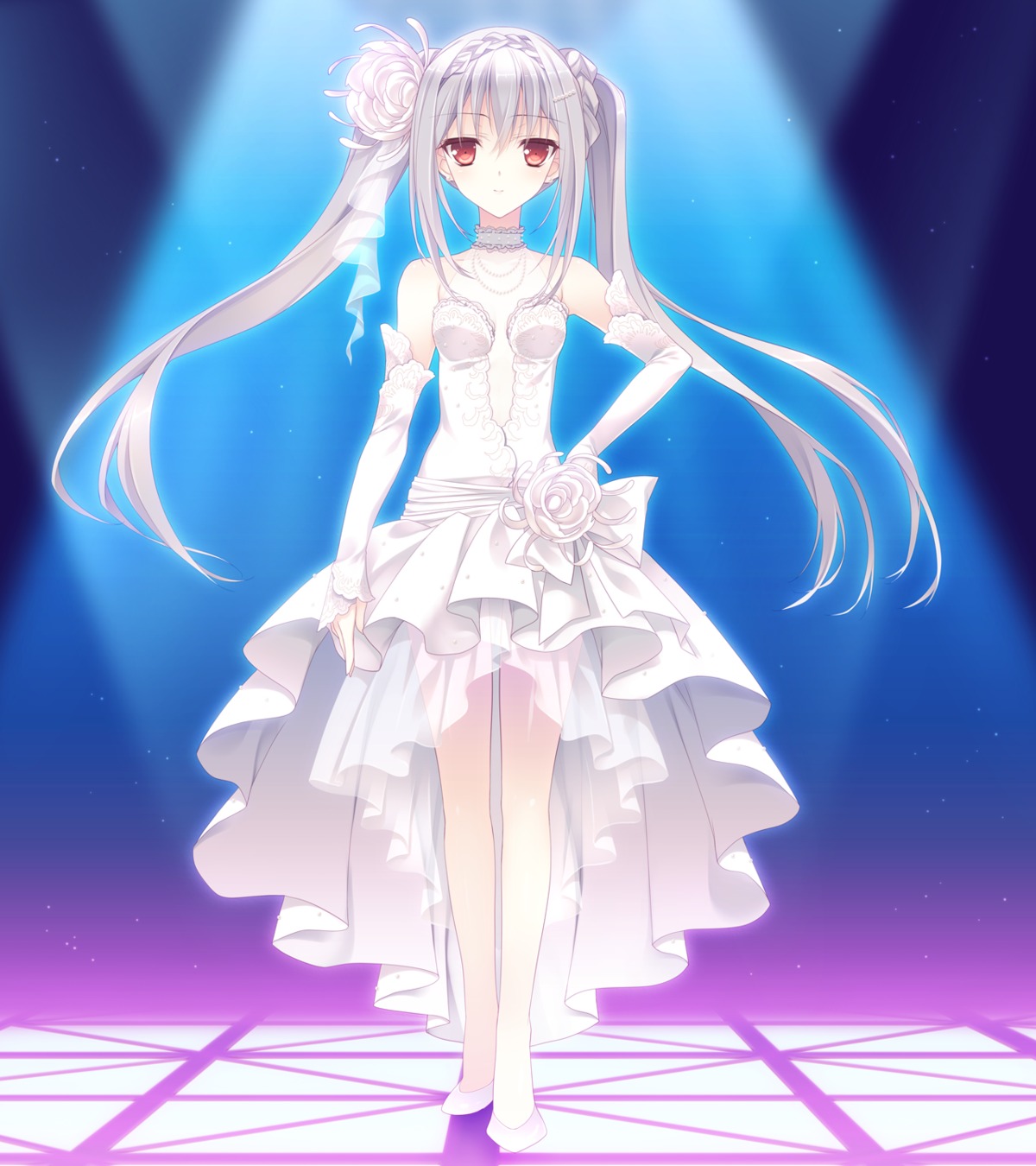 dress game_cg navel sakurakouji_luna suzuhira_hiro tsuki_ni_yorisou_otome_no_sahou