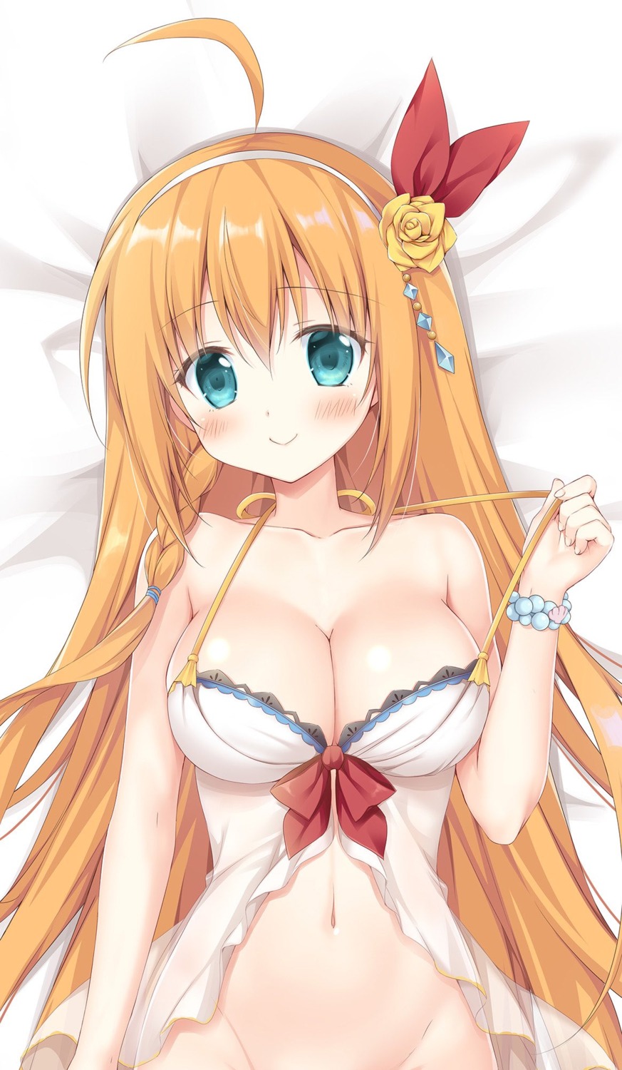 cleavage korie_riko lingerie nopan pecorine princess_connect princess_connect!_re:dive see_through undressing