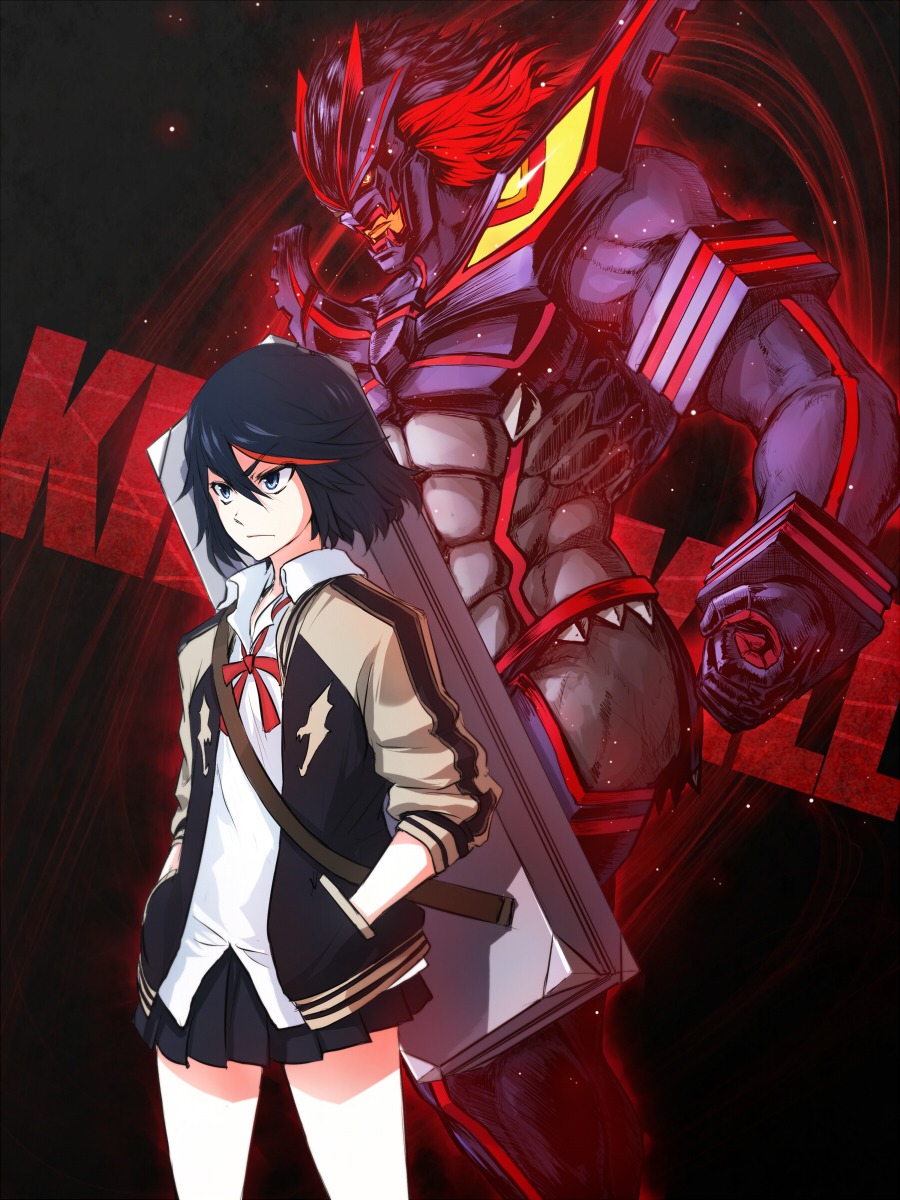 kill_la_kill matoi_ryuuko misawa_kei seifuku senketsu