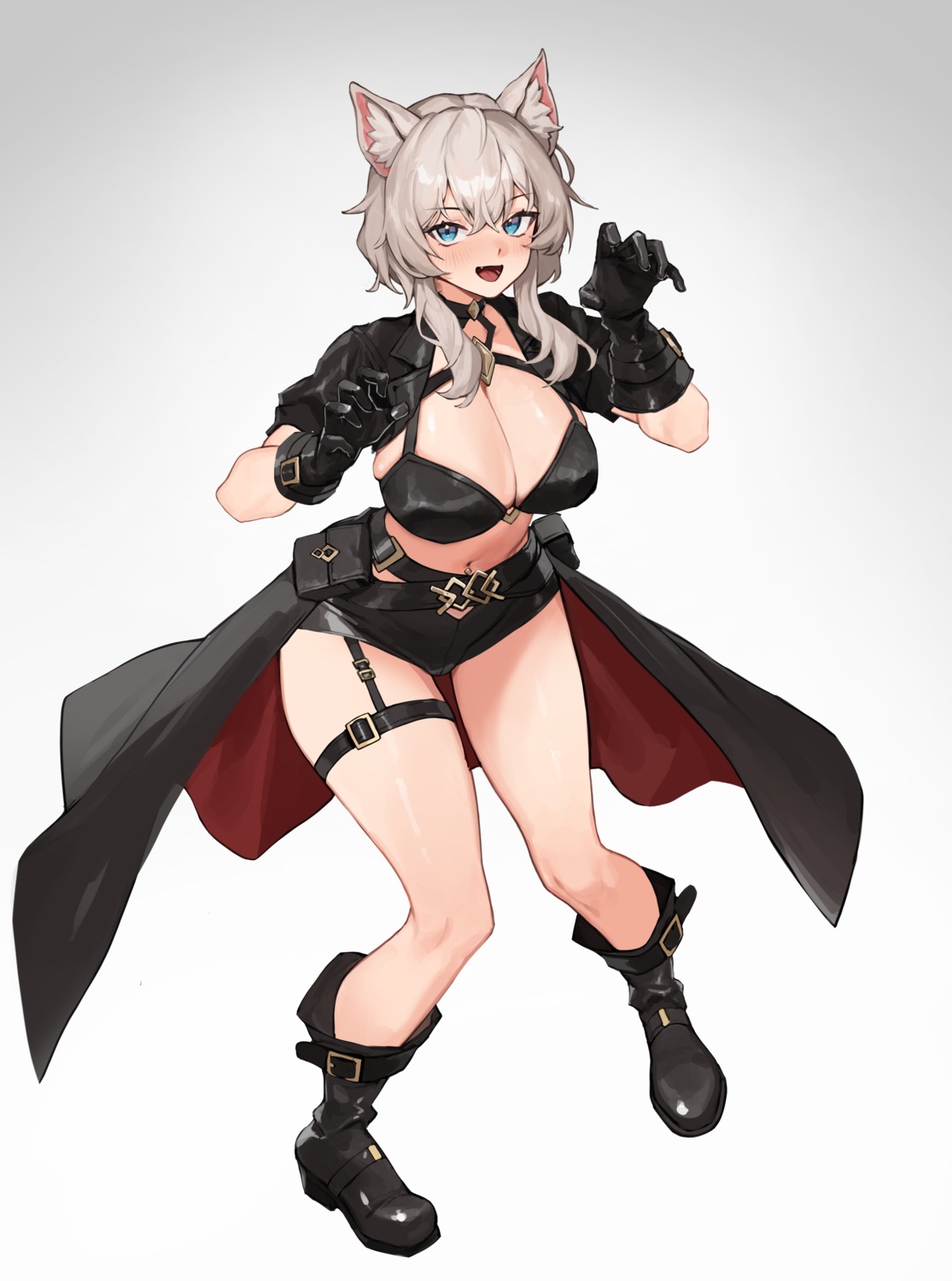 animal_ears bra charlene garter open_shirt tagme